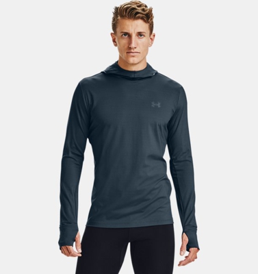 Felpa con cappuccio UA Qualifier Ignight ColdGear® da uomo