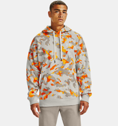 Felpa con cappuccio UA Rival Fleece Camo da uomo precio