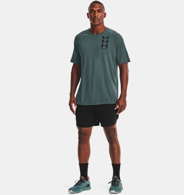 Maglia a manica corta UA Tech™ Triple Logo da uomo