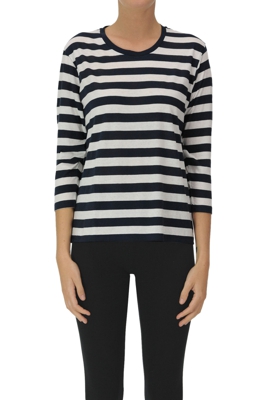 Striped cotton t-shirt
