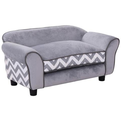 Divanetto Cuccia Per Animali Domestici, Grigio, 73.5x41x33cm