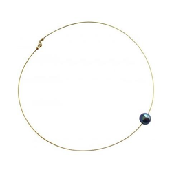 Collana - Perla - Tahiti - Grigio - Placcato Oro 18k - 45 Cm precio