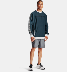 Maglia UA Rival Fleece AMP da uomo en oferta