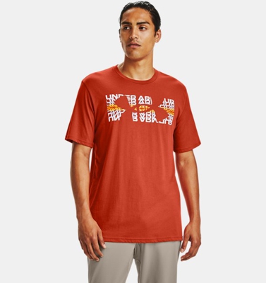 Maglia a manica corta UA Multicolor Repeat da uomo