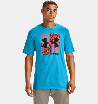 Maglia a manica corta UA Shattered Box Logo da uomo