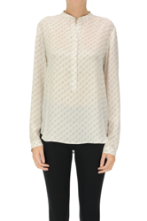 Designer logo silk shirt características