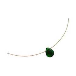 Donna - Collana - Ciondolo - Pendente - Placcato Oro 14k - Quarzo Tourmaline - Verde - Sfaccettato - 45 Cm características