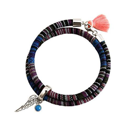 Braccialetto Avvolgente - Argento 925 - Ala - Angelo - Azteco - Turchese precio