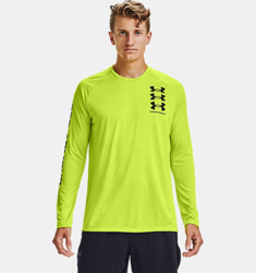 Maglia a manica lunga UA Tech™ Triple Logo da uomo características