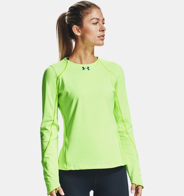 Maglia UA RUSH™ ColdGear® Crew da donna