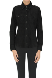 Stretch suede shirt características