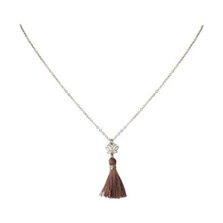 Donna - Collana - Ciondolo - Argento 925 - Fiore Di Loto - Nappa - Rosa - Yoga - 45 Cm características
