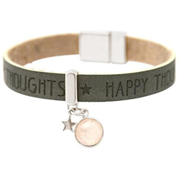Braccialetto - Star - Stella - Argento 925 - Wishes - Antracite - Grigio - Quarzo Rosa - Chiusura Magnetica características