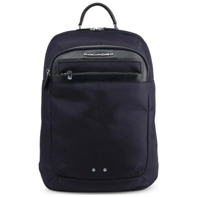 Zaino Link2 Zaino In Pelle E Tessuto Porta Pc 15,6 Polli Blu Ca3772lk2 / blu