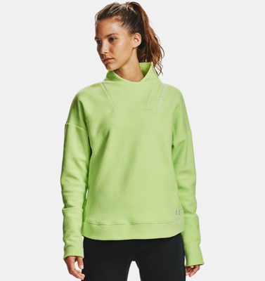 Maglia UA RECOVER™ Fleece Wrap Neck da donna