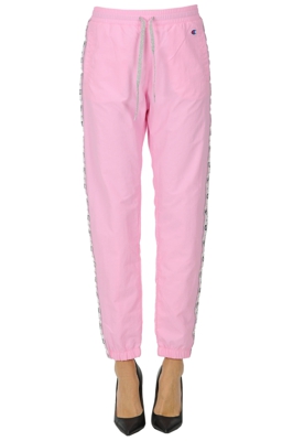 Nylon jogging trousers