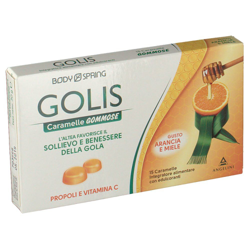 BODY SPRING GOLIS caramelle gommose arancia e miele características