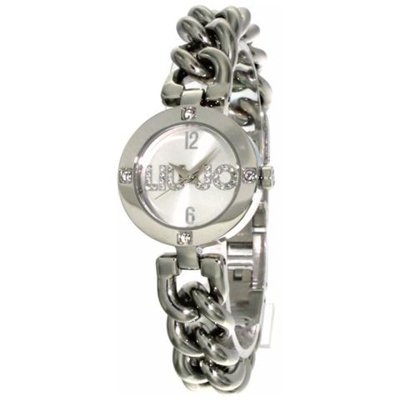 Orologio Donna Tlj718 Bracciale Catena in Acciaio Quadrante Argento Con Logo Solo Tempo