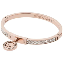 Bracciale Rigido Heritage Ciondolo Oro Rosa Michael Kors precio