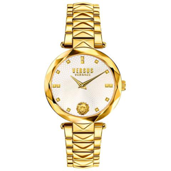 OROLOGIO DONNA MODA con Cinturino in Acciaio Oro SOLO TEMPO características