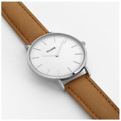 Orologio La Boheme Silver White / caramel Cl18211 en oferta