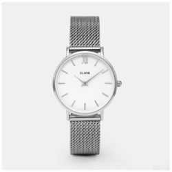Orologio Minuit Mesh Silver / white Cl30009 en oferta