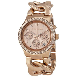 Orologio Solo Tempo Donna Moda Cronografo Mk3247 Rose gold precio