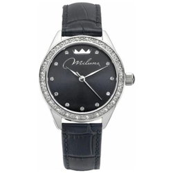 Orologio Miluna Momenti Donna Cristalli Pelle Nero Orl1000 n30 en oferta