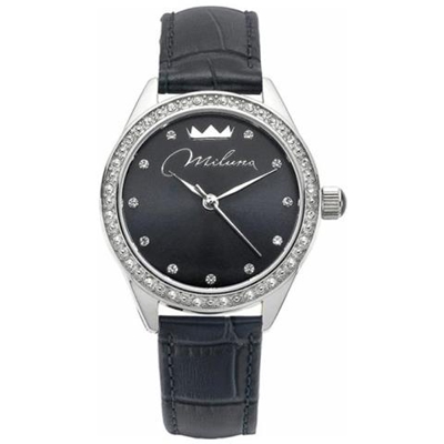 Orologio Miluna Momenti Donna Cristalli Pelle Nero Orl1000 n30