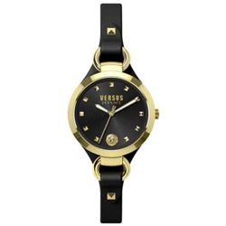 Orologio Som05 Solo Tempo Cassa Oro con Cinturino Pelle Nero en oferta