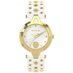 Orologio Sci04 Donna Solo Tempo con Cinturino Bianco Borchiato Cassa Oro Moda características