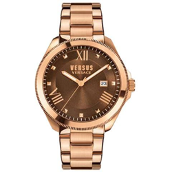 Orologio Uomo Sbe07 Solo Tempo in Acciaio Rosè Quadrante Marrone Indici en oferta
