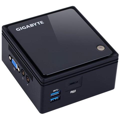 Mini PC Barebone Brix GB-BACE-3160 Intel Celeron J3160 1.6 GHz 2x USB 3.0