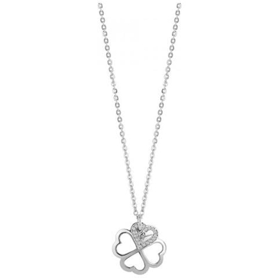 Collana Donna Guess One Of A Kind Quadrifoglio Ubn83001