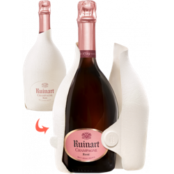 CHAMPAGNE RUINART - BRUT ROSE - SECOND SKIN en oferta
