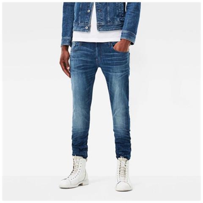 Pantaloni Gstar 3301 Deconstructed Super Slim Colour Jeans L30 Abbigliamento Uomo W31-l30
