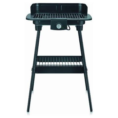 Pg 8551 Barbecue Per L'aperto E Bistecchiera 2300 W Grill Elettrico Barile Nero