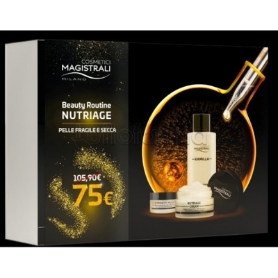 COSMETICI MAGISTRALI NUTRIAGE BEAUTY ROUTINE 1 NUTRIAGE CREAM 50 ML + 1 NUTRIAGE EYE BALM 15 ML + 1 KAMILLA 200 ML