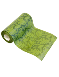 Runner da tavola a rilievo con foglie tropicali verdi en oferta