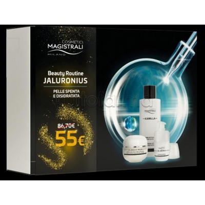 COSMETICI MAGISTRALI JALURONIUS BEAUTY ROUTINE 1 JALURONIUS CREAM 50 ML + 1 JALURONIUS FLUIDO 30 ML + 1 KAMILLA 200 ML