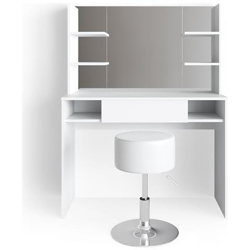 Vicco Led Toeletta Da Trucco Daenerys Bianco Toilette Toeletta Make-up Specchio Sgabello en oferta