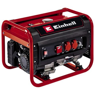Generatore di Corrente TC-PG 25 / E5 Benzina Tensione 230 Volt Potenza 2100 Watt Colore Rosso / Nero