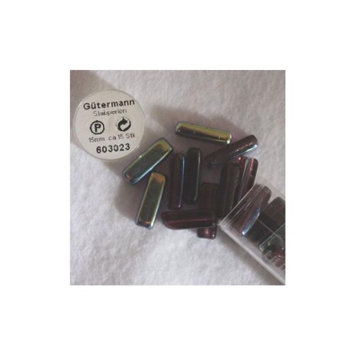 Gutermann - Ametista perline cilindro 15 mm