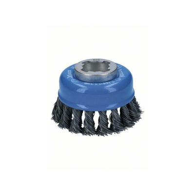 Bosch Spazzola a tazza X-LOCK intrecciata 75 acciaio - 2608620727