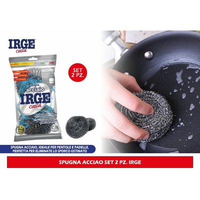 Spugna Acciao Set 2 Pz. Irge - BIGHOUSE IT