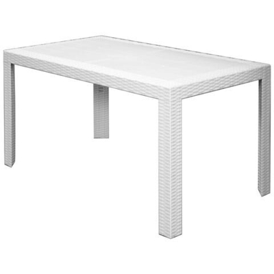 Tavolo140x80cm Bianco Resina Urano-b
