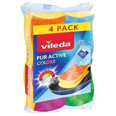 Spugna Colors confezione da 4 pz - Vileda