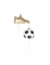 6 Candeline pallone e scarpa da calcio