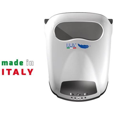 Asciugamani Elettrico Da Parete - Ad Inserimento Orizzontale - Colore Bianco - Versione Pro