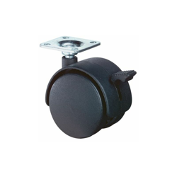 Ruota doppia in plastica con freno - Bs Rollen precio